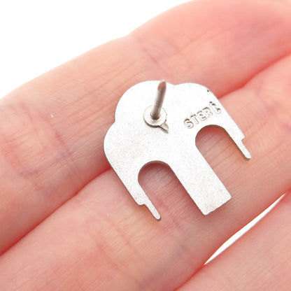 925 Sterling Silver Vintage Nu Skin Logo Fountain of Youth Tie Tack / Lapel Pin