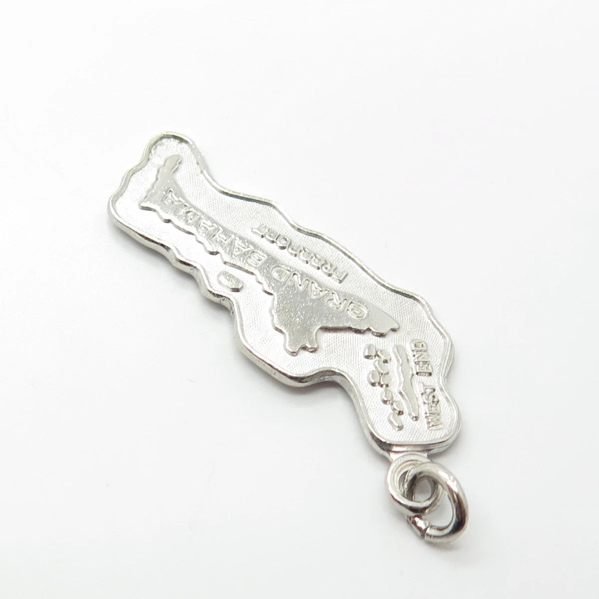 925 Sterling Silver Vintage "Grand Bahama" Island Pendant