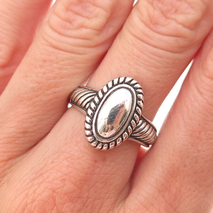Brighton 925 Sterling Silver Vintage Oxidized Ring Size 7.75
