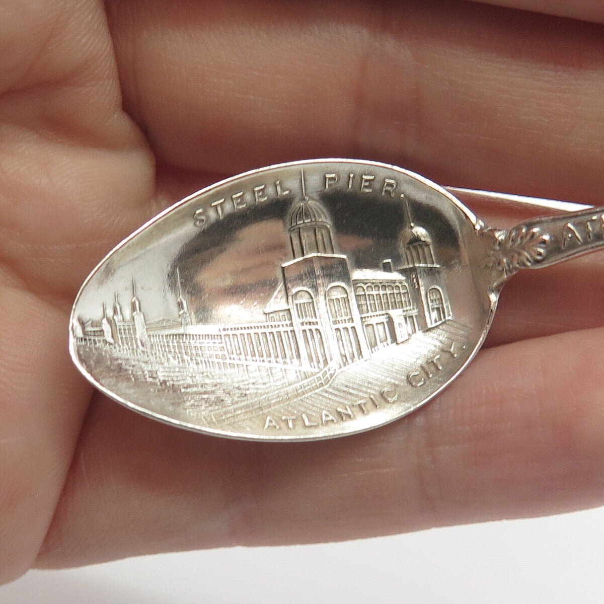 925 Sterling Silver Antique Codding Bros & Heilbron "Atlantic City" Spoon