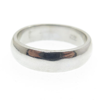 925 Sterling Silver Infinity Engraved Band Ring Size 8.75