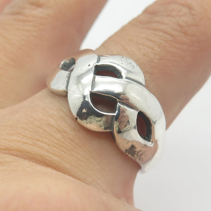 925 Sterling Silver Vintage Celtic Ring Size 11.75