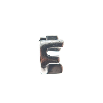 CHAMILIA 925 Sterling Silver Letter F Initial Bead Charm