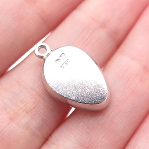 925 Sterling Silver Vintage Baby Potty Minimalist 3D Charm Pendant