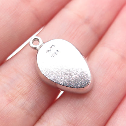 925 Sterling Silver Vintage Baby Potty Minimalist 3D Charm Pendant