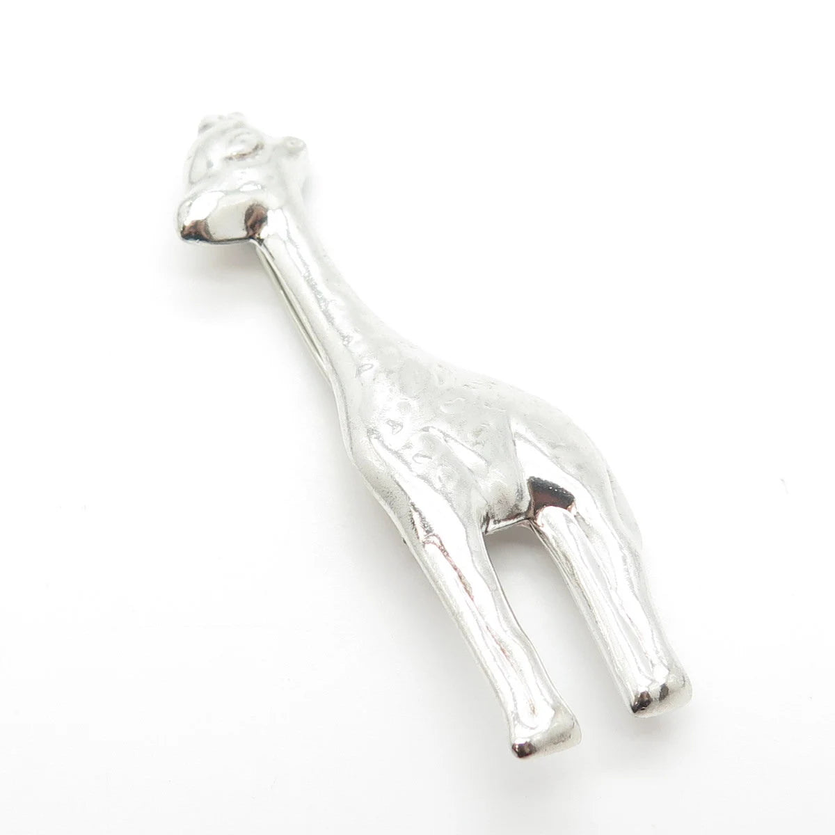 925 Sterling Silver Vintage Giraffe Pin Brooch