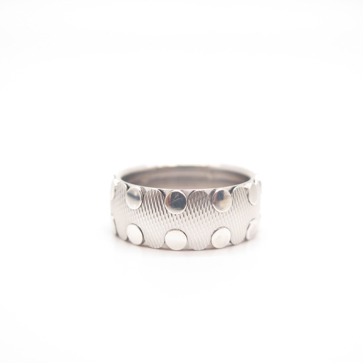 925 Sterling Silver Neos Striped Band Ring Size 7