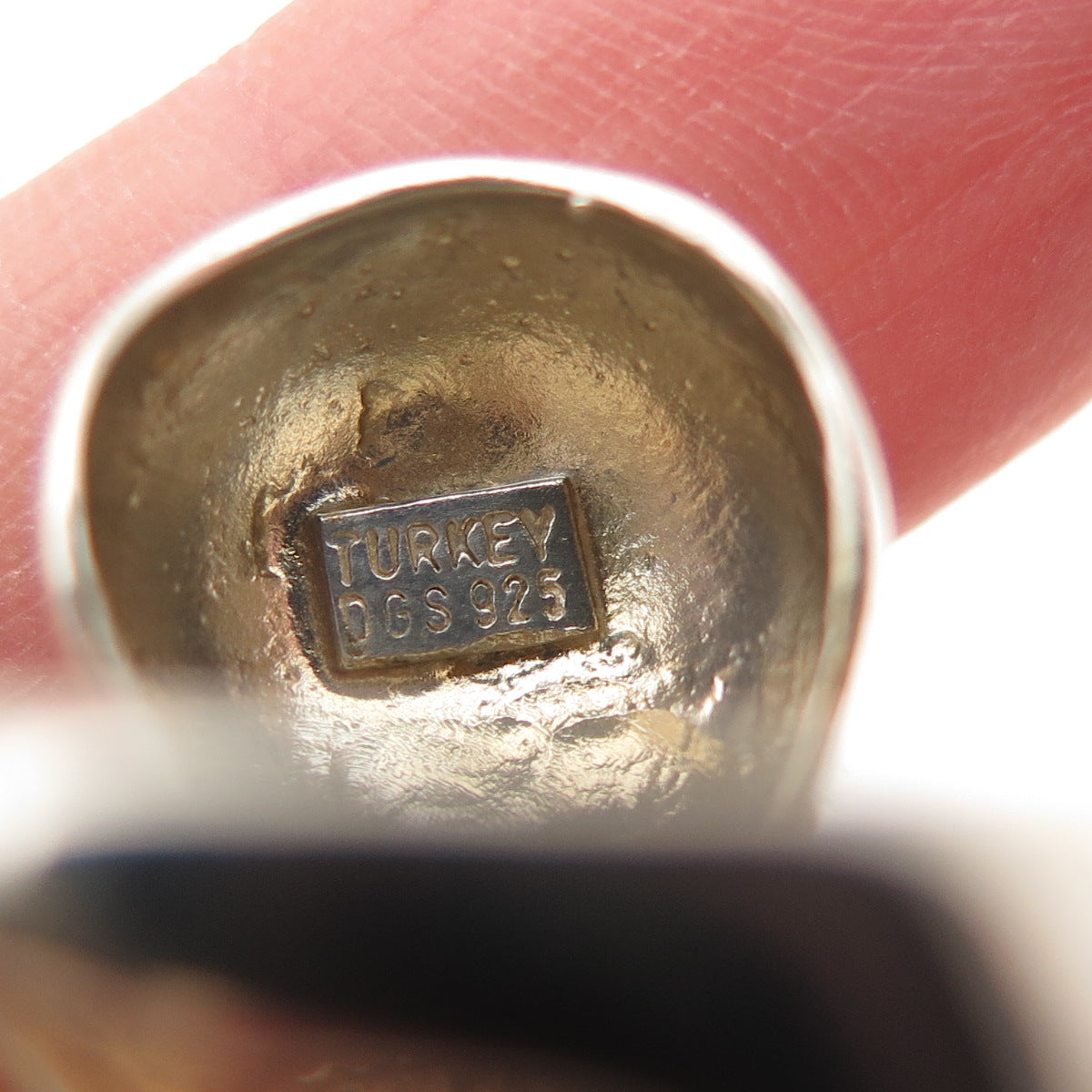 925 Sterling Silver Vintage Real Ruby Modernist Octopus Ring Size 5.5-6.5