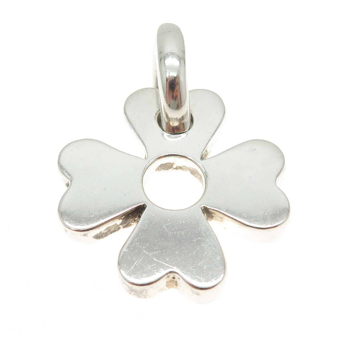 950 Silver Vintage Clover For Good Luck Pendant