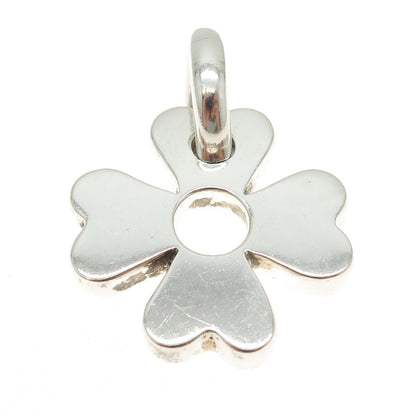 950 Silver Vintage Clover For Good Luck Pendant