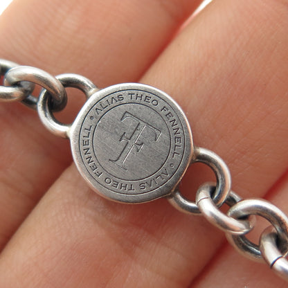 Theo Fennell 925 Sterling Silver Vintage London Aries Zodiac Sign Bracelet 6.5"