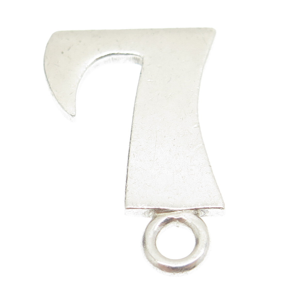 800 Silver Vintage Egypt Letter "L" Initial Pendant
