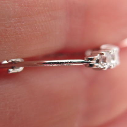 Sai 925 Sterling Silver Round-Cut C Z Hoop Earrings