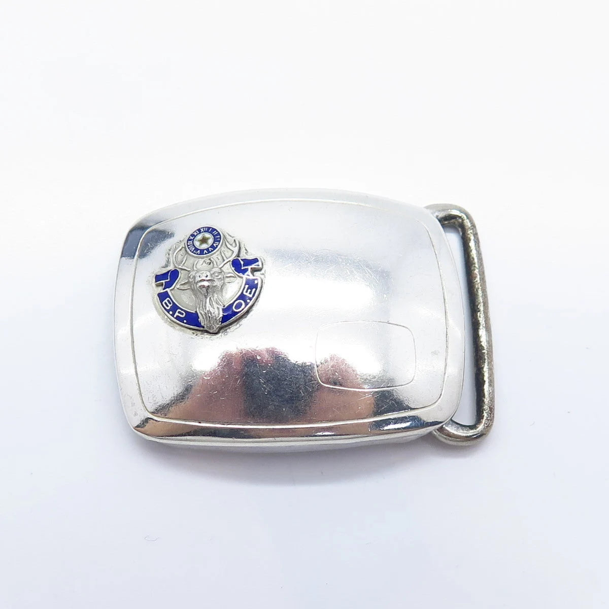 925 Sterling Silver Vintage Hickok Benevolent & Protective Order of Elks Buckle
