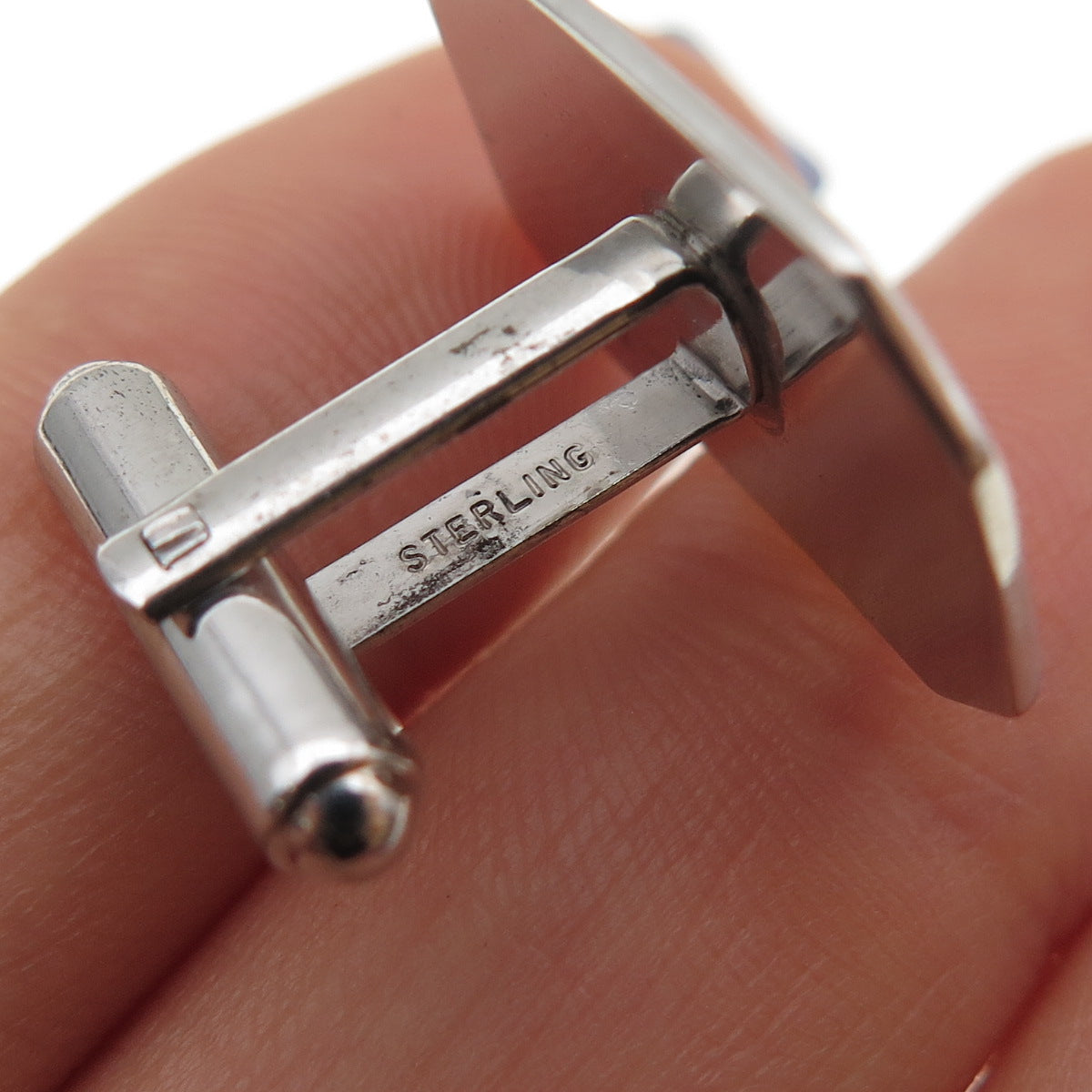 925 Sterling Silver Vintage Engraved Cufflinks