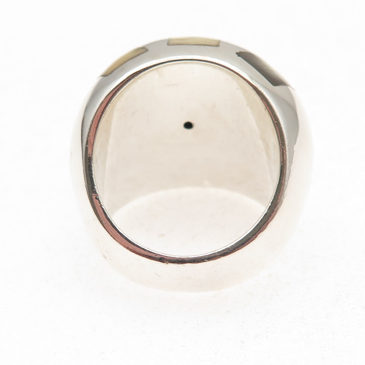 Joachim S'Paliu 925 Sterling Silver Vintage Spain Modernist Dome Ring Size 7
