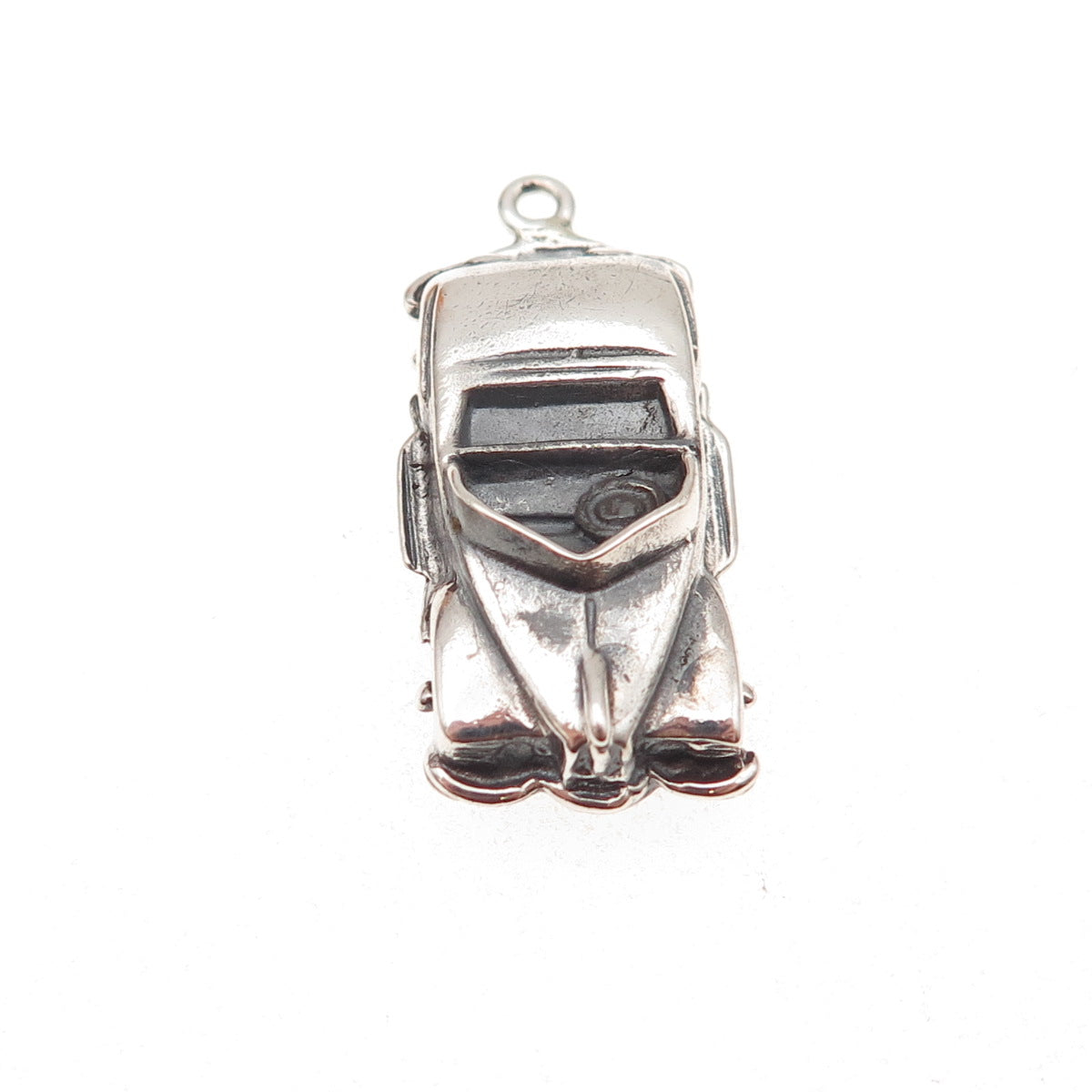 JewelArt 925 Sterling Silver Vintage Convertible Sports Car 3D Charm Pendant