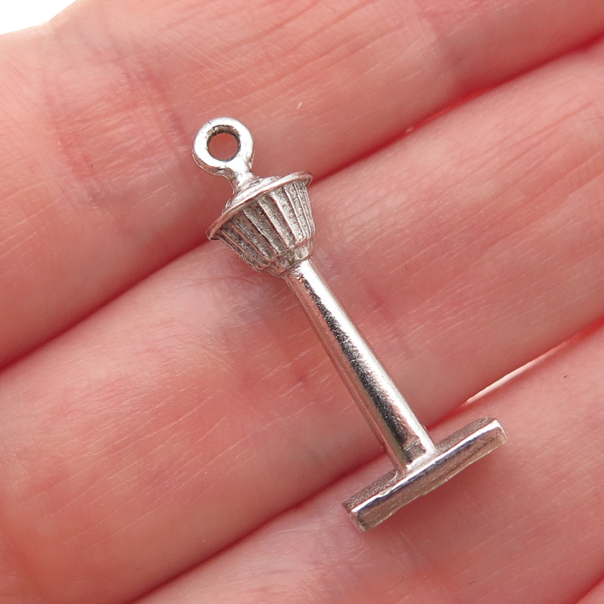 REMBRANDT RJL 925 Sterling Silver Vintage Calgary Tower 3D Mini Charm Pendant