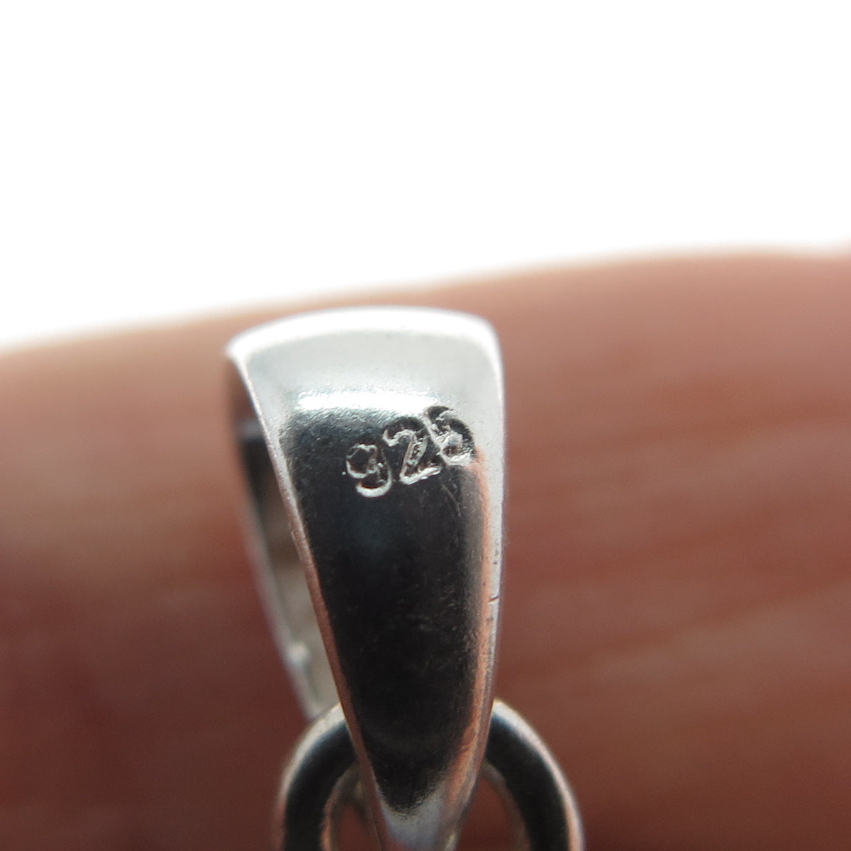 925 Sterling Silver Vintage Real Chrysocolla Teardrop Charm Pendant