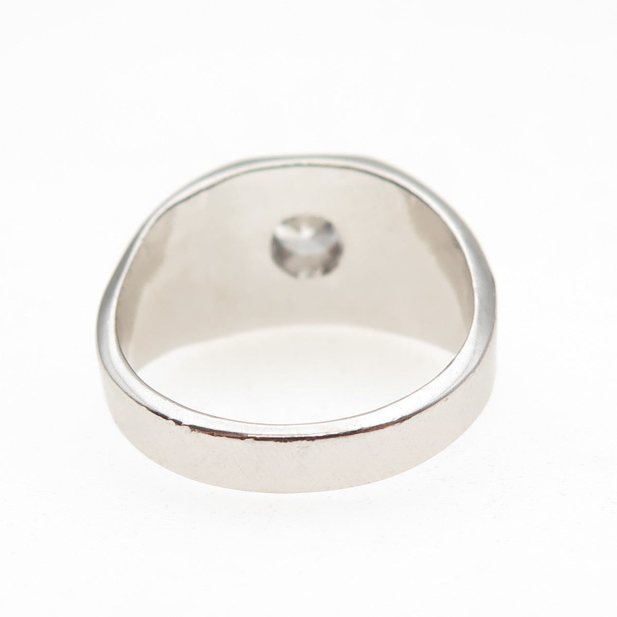 Vargas & Lind 925 Sterling Silver Vintage Round-Cut C Z Ring Size 9