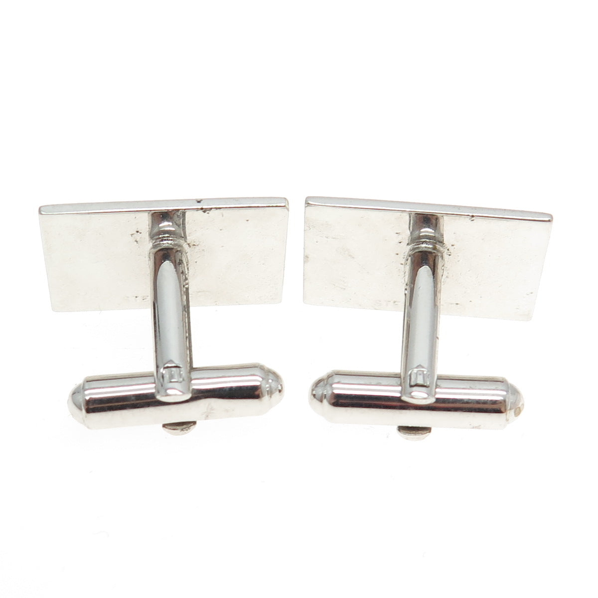 925 Sterling Silver Vintage Engraved Cufflinks