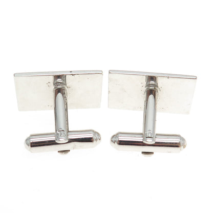 925 Sterling Silver Vintage Engraved Cufflinks