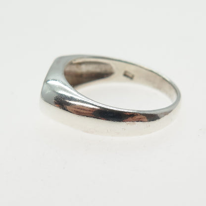 925 Sterling Silver Vintage Cross Religious Ring Size 7.25
