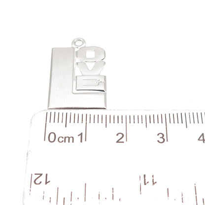 Town & Country 925 Sterling Silver Vintage Love Charm Pendant
