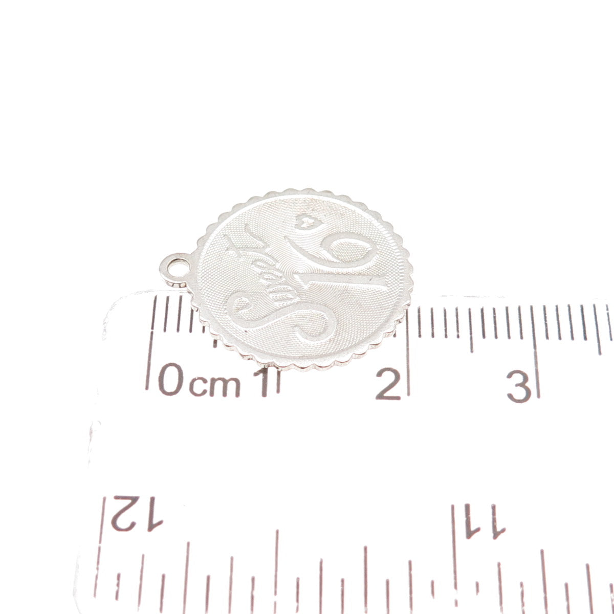925 Sterling Silver Vintage Sweet 16 Mini Charm Pendant