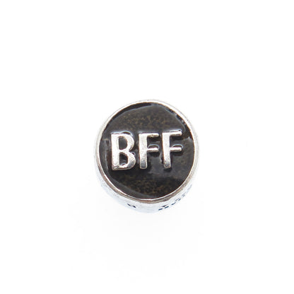 CHAMILIA 925 Sterling Silver Enamel Best Friends Forever Heart Bead Charm