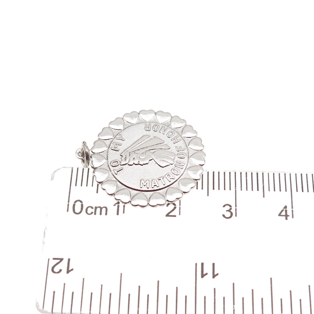Griffith & Sons 925 Sterling Silver Vintage To My Matron of Honour Charm Pendant