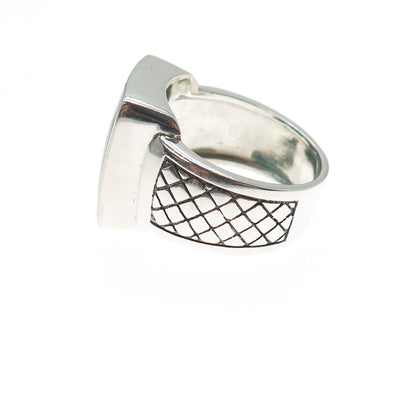 PHLD PlayHardLookDope 925 Sterling Silver Real Malachite Ring Size 10.75