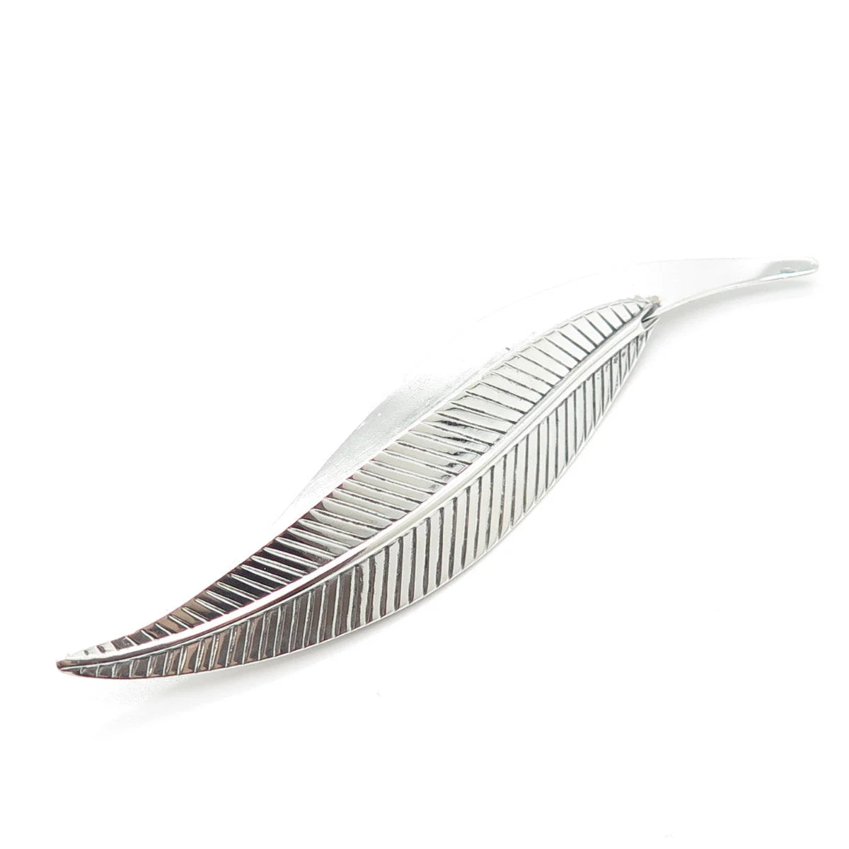 925 Sterling Silver Vintage Beau Leaf Pin Brooch