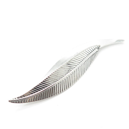 925 Sterling Silver Vintage Beau Leaf Pin Brooch