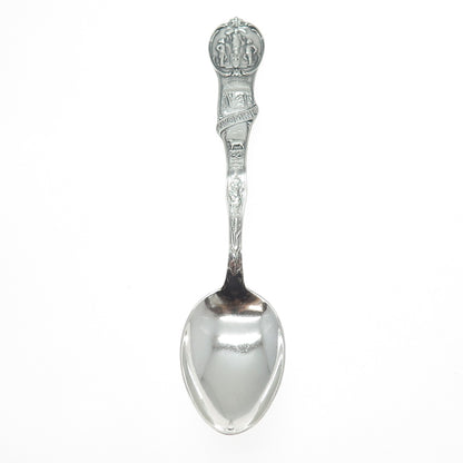 WATSON 925 Sterling Silver Antique Art Deco Wyoming States & Cities Coffee Spoon