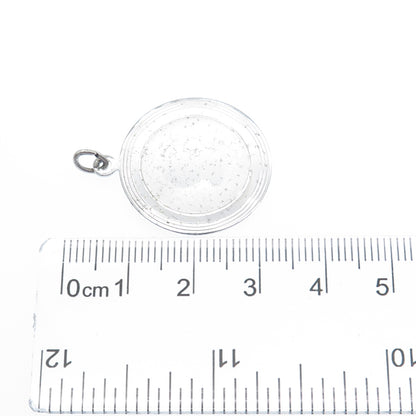 GRIFFITH & SONS CO 925 Sterling Silver Vintage Boy's Face Profile Charm Pendant