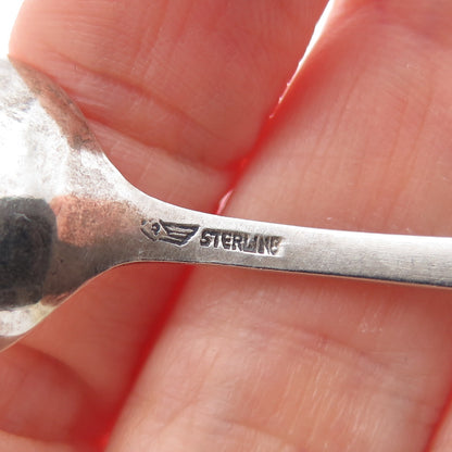 CHARLES M. ROBBINS 925 Sterling Silver Antique San Francisco CA Coffee Spoon