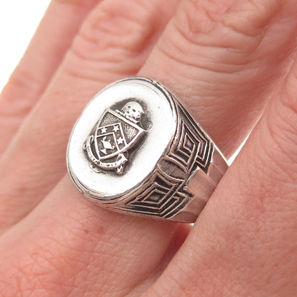 L.G. Balfour 925 Sterling Silver Antique Heights High School Ring Size 11