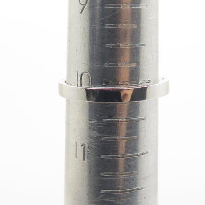 925 Sterling Silver Oval & Round-Cut C Z Promise Ring Size 10.25