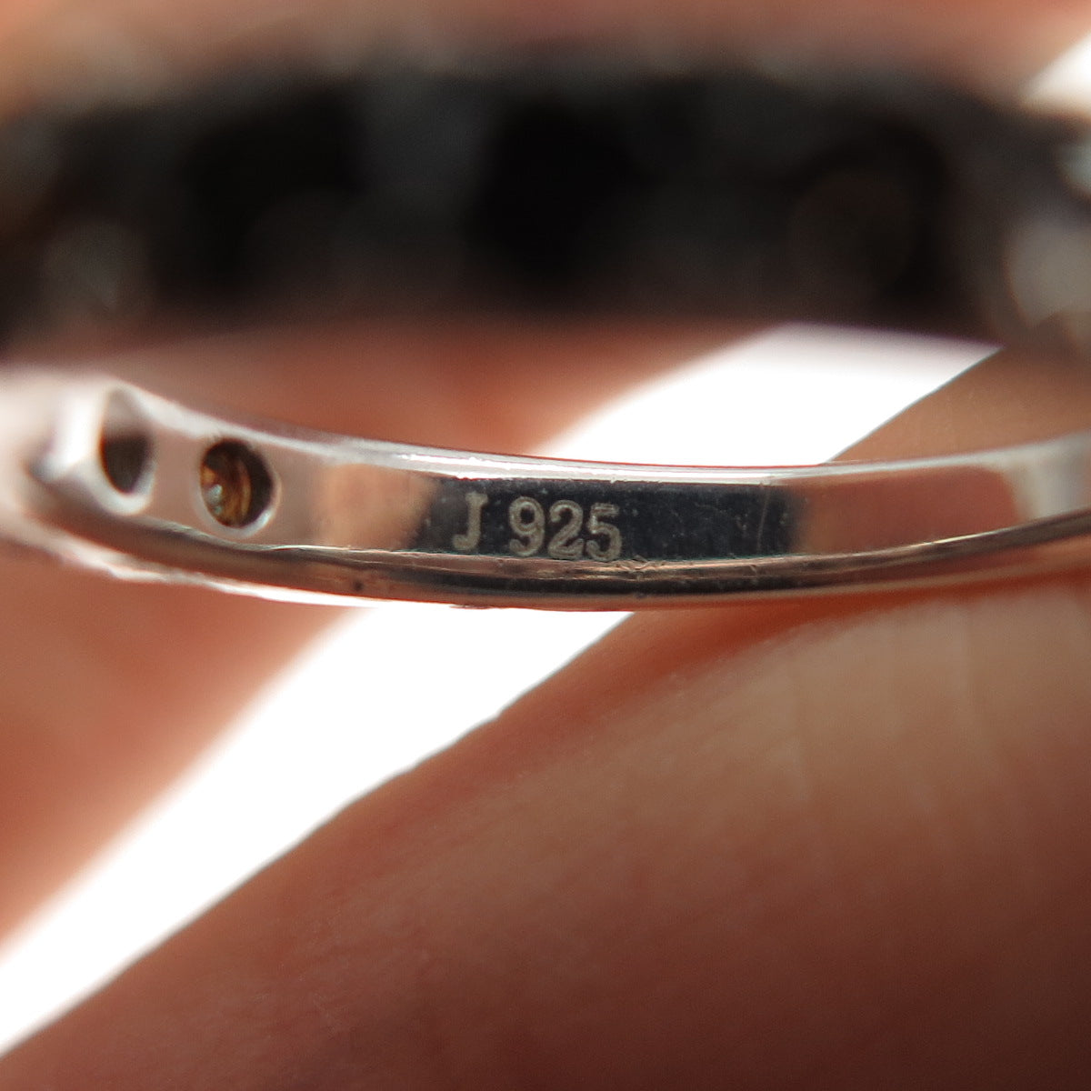 925 Sterling Silver Real Round-Cut Cognac Diamond Half Eternity Ring Size 5