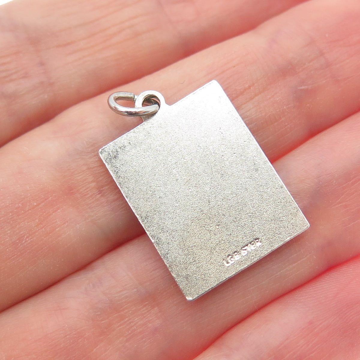 LGB BALFOUR Sterling Vintage 1966 Outstanding Agency Minimalist Charm Pendant