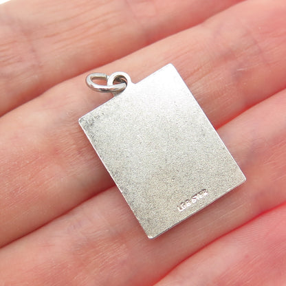 LGB BALFOUR Sterling Vintage 1966 Outstanding Agency Minimalist Charm Pendant