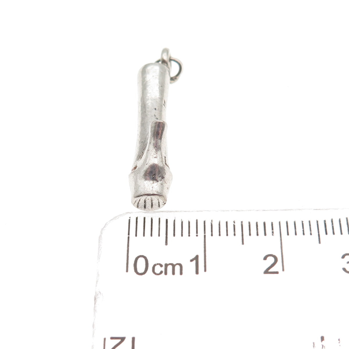 925 Sterling Silver Vintage Smoking Pipe 3D Charm Pendant