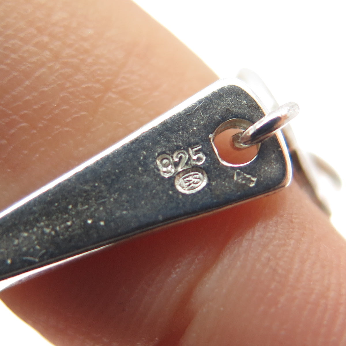 925 Sterling Silver Vintage Real Black Onyx Modernist Bar Chain Necklace 24"