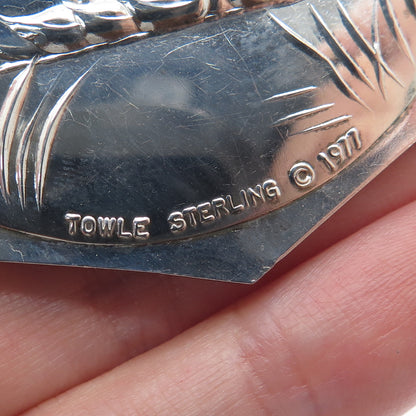 TOWLE 925 Sterling Silver Vintage 1977 12 Days of Christmas Swan Ornament