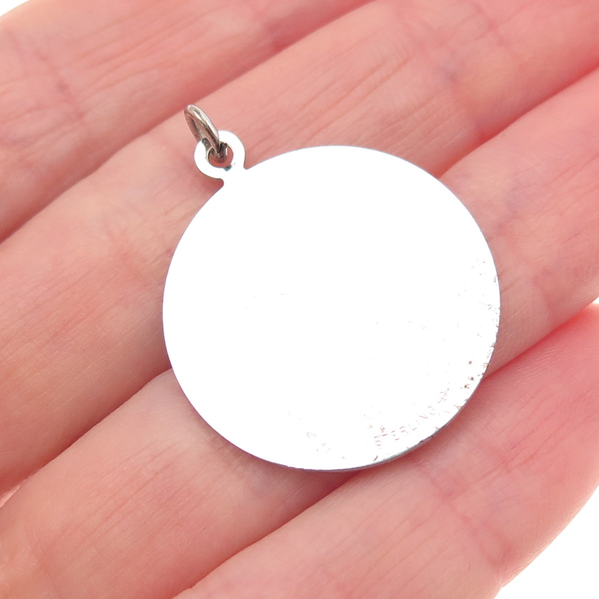 Griffith & Sons 925 Sterling Silver Vintage Happy Birthday Charm Pendant