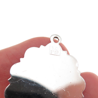 Town & Country 925 Sterling Silver Vintage Holy Communion Charm Pendant