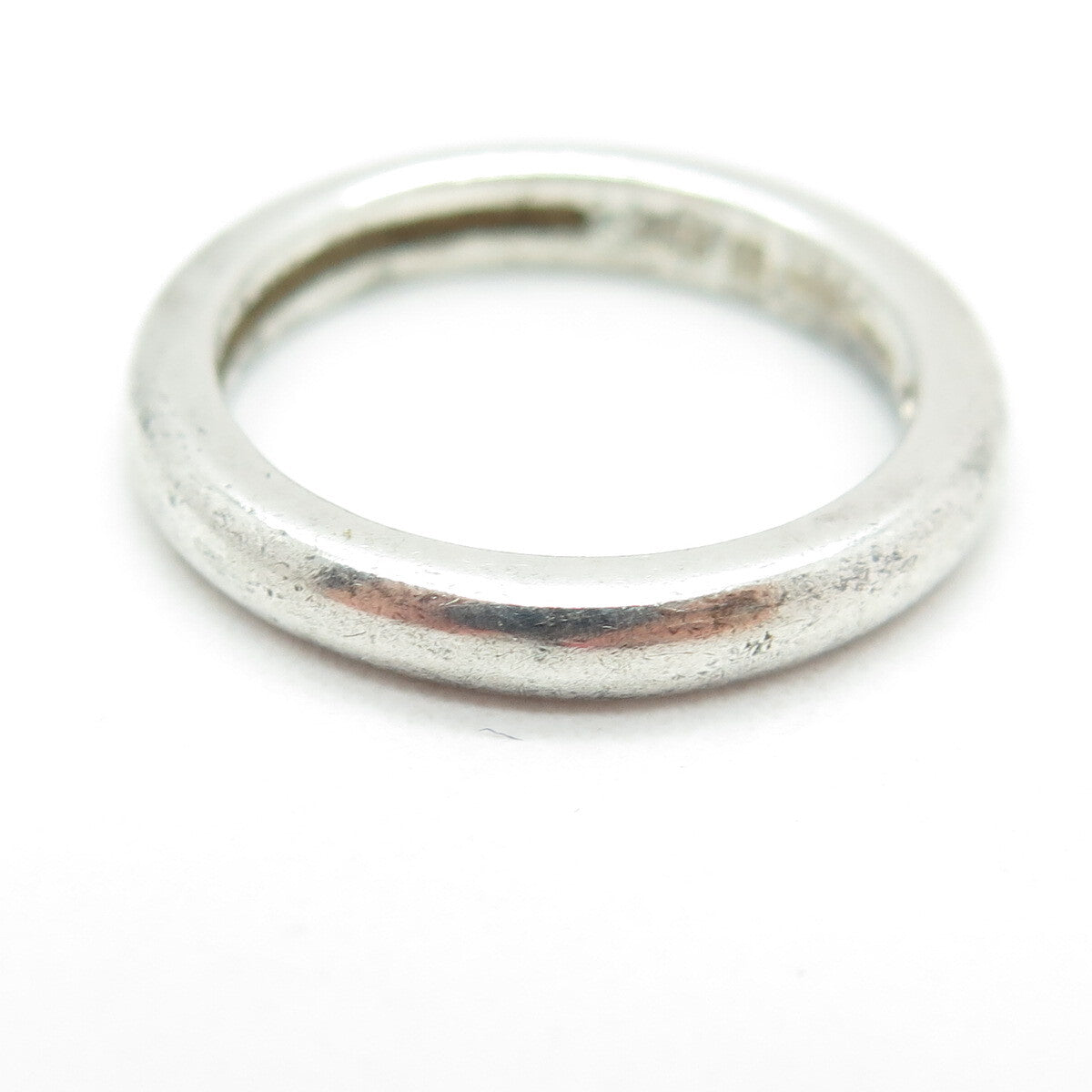 MICHELLE ALBALA 925 Sterling Silver Vintage Wedding Band Ring Size 7
