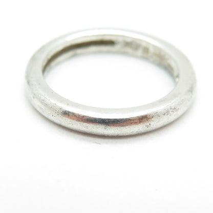 MICHELLE ALBALA 925 Sterling Silver Vintage Wedding Band Ring Size 7