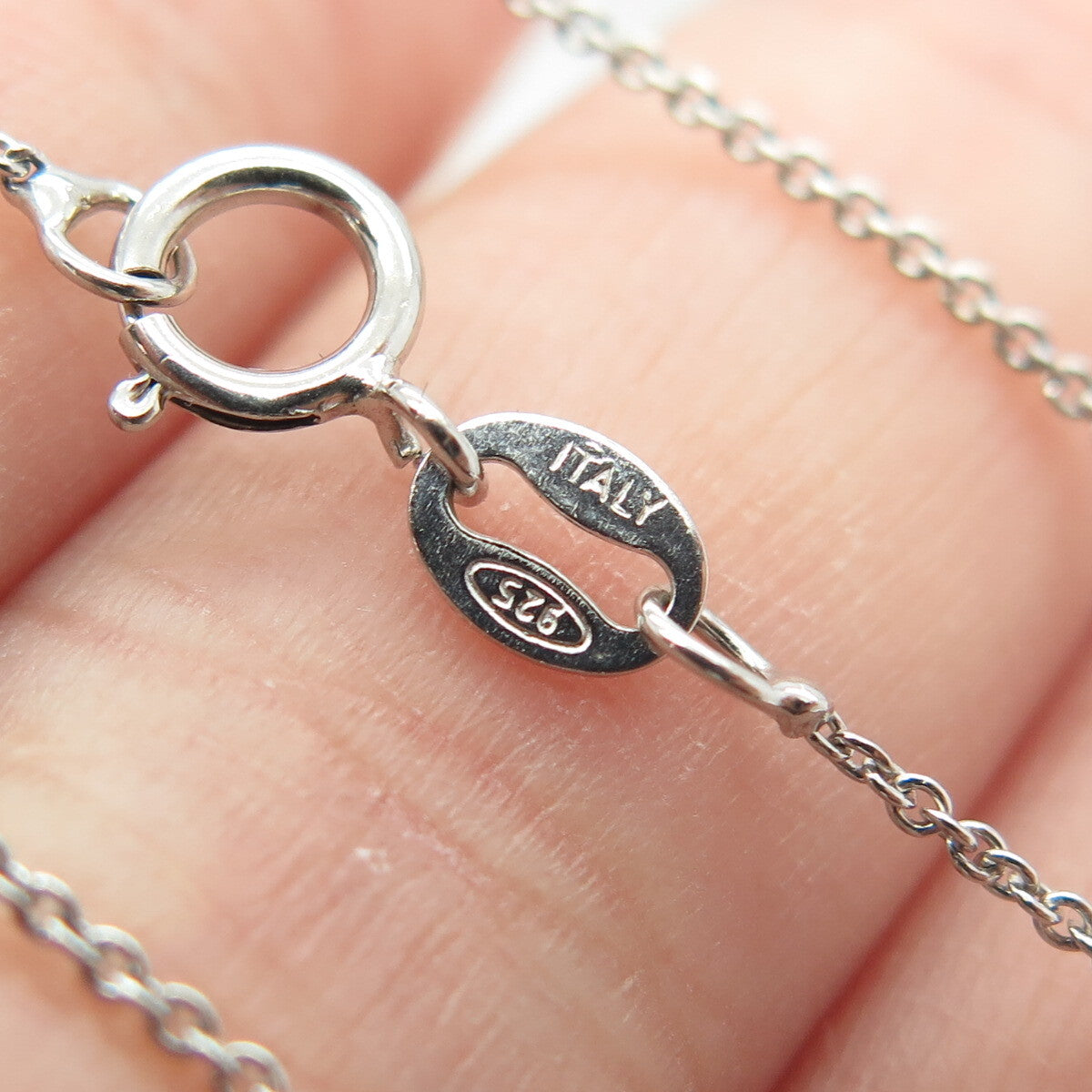 925 Sterling Silver Round-Cut C Z Heart Key Cable Chain Necklace 16"